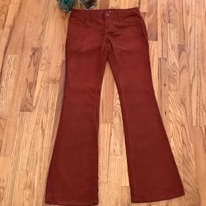 America Eagle Flare Leg Corduroy Pants